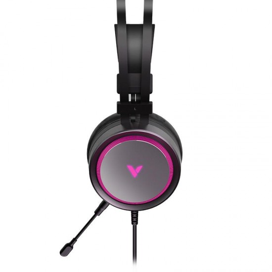 VH530 Gaming Headset 7.1 Channel USB Surround Sound Breathing LED Backlight Headphone with Microphone for Computer Profession Gamer