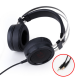 H901 3D Stereo Surround Sound 3.5mm + USB Wired Gaming Headphone Black Adjusting Headset for PS4 XBOX Profession Gamer