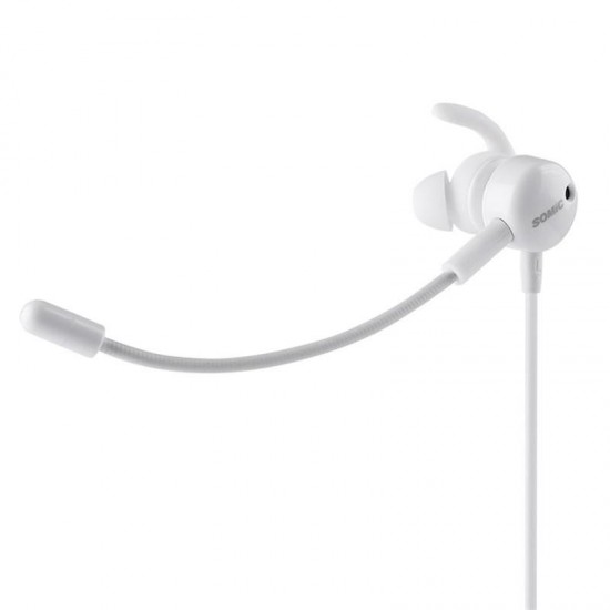 G628 Portable 3.5mm + USB Wired In-ear Earphone Gaming White Earphone with Dual Microphones for Mobile Phone G628 Portable 3.5mm + USB Wired In-ear Earphone Gaming White Earphone with Dual Microphones for Mobile Phone