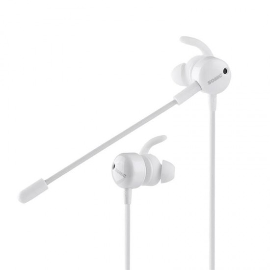 G628 Portable 3.5mm + USB Wired In-ear Earphone Gaming White Earphone with Dual Microphones for Mobile Phone G628 Portable 3.5mm + USB Wired In-ear Earphone Gaming White Earphone with Dual Microphones for Mobile Phone