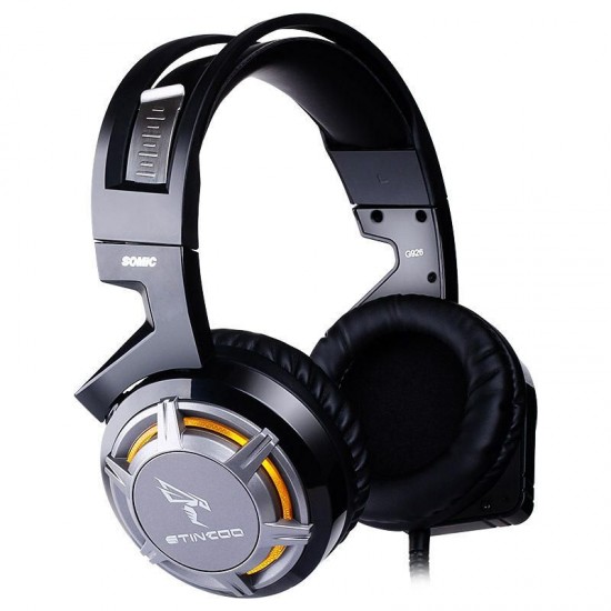 G926 USB Wired LED Light Gaming Headphone HiFi Headset with Microphone G926 USB Wired LED Light Gaming Headphone HiFi Headset with Microphone
