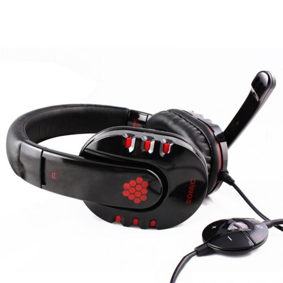 G927 Virtual 7.1 Surround USB Gaming Headphone 2.9 Meters Long Wire Headset With Microphone for Computer Profession Gamer