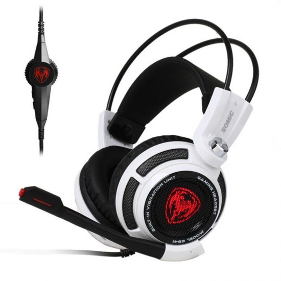 G941 Virtual 7.1 Surround SVE Intelligent Vibration Engine USB Gaming Headphone With Microphone for Computer Profession Gamer