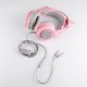 G951S 3.5mm + USB DJ Deep Bass Gaming Headphone Cat Earphones Headset With Microphone for Computer Profession Gamer