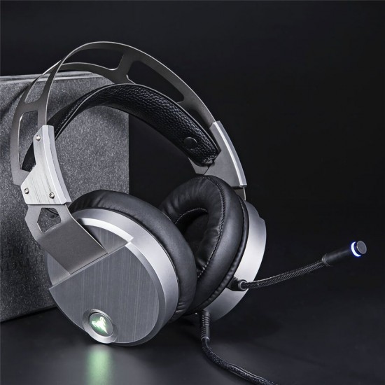 VK0 Game Headset 7.1 Channel USB Wired Bass Gaming Headphone Stereo Sound Headset with Mic for Computer PC Gamer