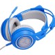 G952S Blue Cute Gaming Headset 3.5mm Plug Wired Stereo Sound Headphone with Microphone for Computer PC Gamer Girls Kids Gifts