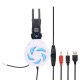 SY855MV Game Headphone 3.5mm USB Wired Bass Gaming Headset Stereo Surround Sound Headphones with Mic for Computer PC Gamer
