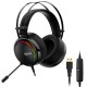 Glary Gaming Headset with 7.1 Virtual Surround Sound USB Interface Gaming Headphones for Xbox Switch Computer Laptop