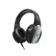 A1 Gaming Headset 7.1 Channel 50mm Unit 90° Rotatable Microphone RGB Light Effect Scalable Design Noise Reduction Protein Leather Earmuffs