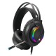 K1 Game Headphone USB Wired 7.1 Channel 360° Surounding Sound 50mm Driver Bass Gaming Headset with Mic for Computer PC for PS4 Gamer