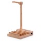 Wooden Headphone Stand Headset Hanger Mobile Phone Tablet Stand Holder with Universal USB Charging Ports USB Charger Wooden Headphone Stand Headset Hanger Mobile Phone Tablet Stand Holder with Universal USB Charging Ports USB Charger