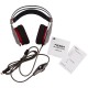 K5 Comfortable USB Over-Ear Pro Gaming Headset for PC with Surround Sound Flexible Microphone