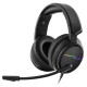 V20 Gaming Headset USB/3.5mm Wired Bass Gaming Headphone 7.1 Surround Stereo Headphones Earphone withLED Lights Microphone for PS4 Phone Computer PC Gamer