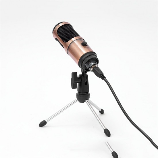 YR K1 USB Condenser Microphone Cardioid-directional Computer Karaoke for Recording Singing Game Live Broadcast YR K1 USB Condenser Microphone Cardioid-directional Computer Karaoke for Recording Singing Game Live Broadcast