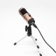 YR K1 USB Condenser Microphone Cardioid-directional Computer Karaoke for Recording Singing Game Live Broadcast