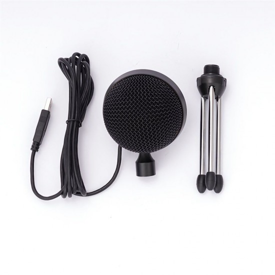 YR K2 USB Condenser Microphone Spherical Cardioid-directional Computer Karaoke Microphone for Recording Singing Game Live Broadcast YR K2 USB Condenser Microphone Spherical Cardioid-directional Computer Karaoke Microphone for Recording Singing Game Live Broadcast