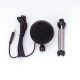 YR K2 USB Condenser Microphone Spherical Cardioid-directional Computer Karaoke Microphone for Recording Singing Game Live Broadcast