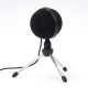 YR K2 USB Condenser Microphone Spherical Cardioid-directional Computer Karaoke Microphone for Recording Singing Game Live Broadcast