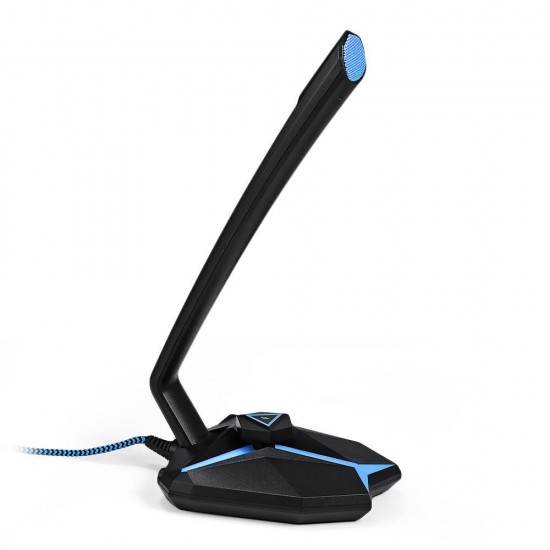 G33 USB Wired LED Light Omnidirectional Condenser Gaming Microphone with 3.5mm Audio Output G33 USB Wired LED Light Omnidirectional Condenser Gaming Microphone with 3.5mm Audio Output
