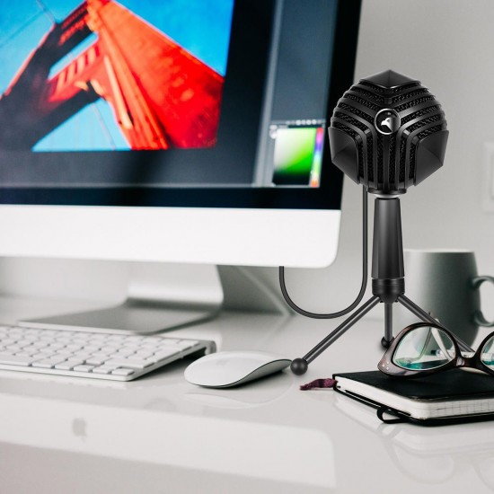 GM-888 USB Wired Cardioid Condenser Microphone with Tripod GM-888 USB Wired Cardioid Condenser Microphone with Tripod