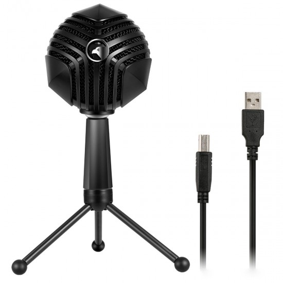 GM-888 USB Wired Cardioid Condenser Microphone with Tripod GM-888 USB Wired Cardioid Condenser Microphone with Tripod