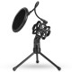 PS-2 Microphone Stand Holder Microphone Accessories with Microphone Filter