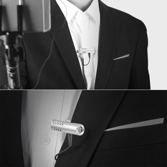 R933 Lavalier Omnidirectional Condenser Microphone Clip-on Lapel Condenser Microphone For PC Phone iPad Camera Windows R933 Lavalier Omnidirectional Condenser Microphone Clip-on Lapel Condenser Microphone For PC Phone iPad Camera Windows