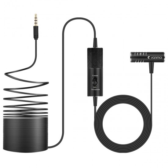 R933S Clip-on Type Lavalier Omnidirectional Condenser Microphone 3.5mm Mini Microphone for Camera Phone R933S Clip-on Type Lavalier Omnidirectional Condenser Microphone 3.5mm Mini Microphone for Camera Phone