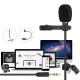 R955 Lavalier Omnidirectional Double Condenser Microphone Clip-on Lapel Condenser Microphone For Gopro Camera Phones R955 Lavalier Omnidirectional Double Condenser Microphone Clip-on Lapel Condenser Microphone For Gopro Camera Phones