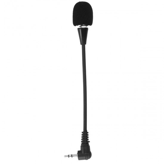 1 PCS Mini 3.5mm External Microphone 10CM Live Online Class Laptop PC Microphone for Chat Singing