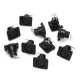 10pcs Black XLR 3pin Female Jack Panel Mount Chassis PCB Socket Connector