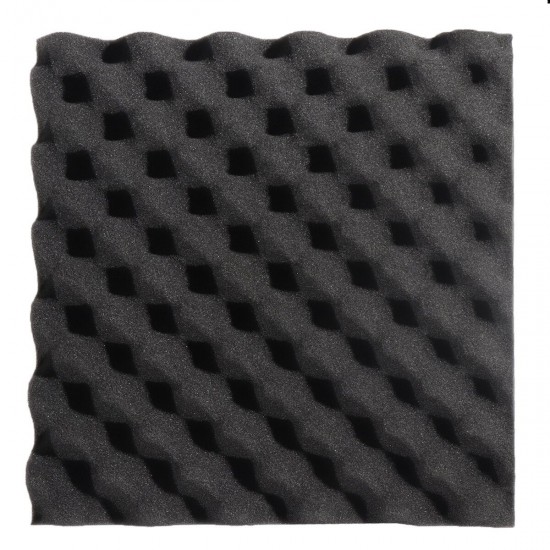 12Pcs/Set Studio Acoustic Foam Panels Tile Sound Insulation Proofing 30x30x4cm