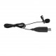 1.5m USB Lavalier Lapel Microphone Omnidirectional Mic for Computer Mobile Phone Live Broadcast Webcast Plug and Play