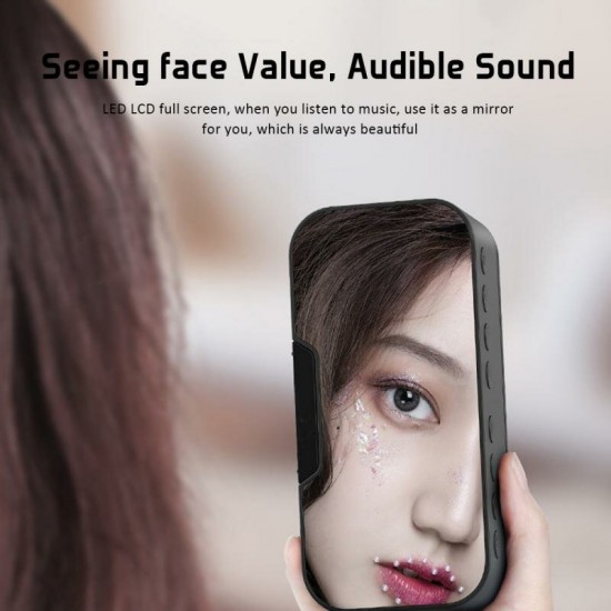 2020 New Wireless bluetooth Clock Speaker Radio LED Mirror Alarm Clock Subwoofer Music Player Snooze Desktop Clock Wireless Speaker with FM Radio 2020 New Wireless bluetooth Clock Speaker Radio LED Mirror Alarm Clock Subwoofer Music Player Snooze Desktop Clock Wireless Speaker with FM Radio