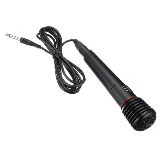 2In1 Professional Wired Wireless Handheld Microphone Mic Dynamic Cordless for KTV Karaoke Recording