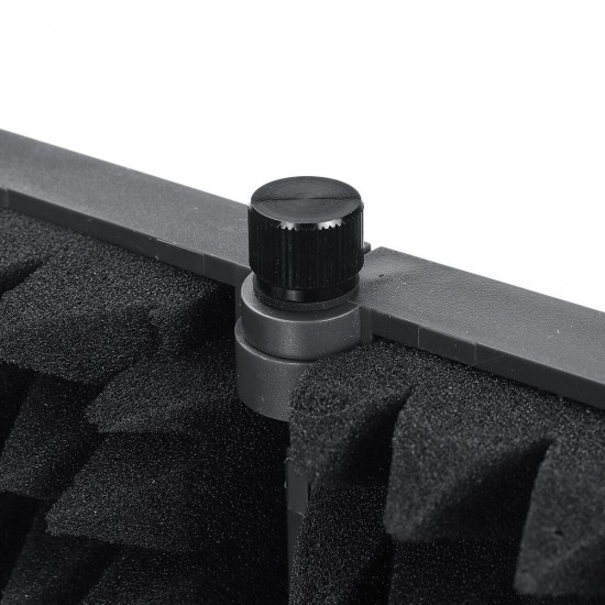 3 Plate Foldable Recording Microphone Wind Screen Board Microphone Isolation Shield For Recording Studio Equipment