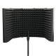 331x1060mm 5 Panels Foldable Studio Microphone Isolation Shield Acoustic Foam Sound Absorbing for Studio Recording Live Broadcast 331x1060mm 5 Panels Foldable Studio Microphone Isolation Shield Acoustic Foam Sound Absorbing for Studio Recording Live Broadcast