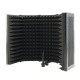 331x1060mm 5 Panels Foldable Studio Microphone Isolation Shield Acoustic Foam Sound Absorbing for Studio Recording Live Broadcast 331x1060mm 5 Panels Foldable Studio Microphone Isolation Shield Acoustic Foam Sound Absorbing for Studio Recording Live Broadcast