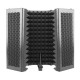 331x1060mm 5 Panels Foldable Studio Microphone Isolation Shield Acoustic Foam Sound Absorbing for Studio Recording Live Broadcast 331x1060mm 5 Panels Foldable Studio Microphone Isolation Shield Acoustic Foam Sound Absorbing for Studio Recording Live Broadcast
