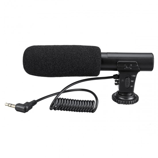 3.5mm External Stereo Microphone MIC for Canon DSLR Camera DV Camcorder 3.5mm External Stereo Microphone MIC for Canon DSLR Camera DV Camcorder