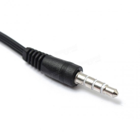 3.5mm Stereo Headphone Microphone Audio Y Splitter Cable AdattatorePlug Jack