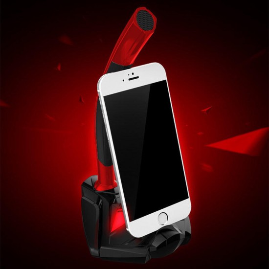3.5mm USB Port Desktop Computer Microphone Chatting Play Games Microphone with Phone Holder 3.5mm USB Port Desktop Computer Microphone Chatting Play Games Microphone with Phone Holder