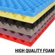 6Pcs 25x25x3cm Acoustic Foam Panel Sound Stop Absorption Sponge for Studio 6Pcs 25x25x3cm Acoustic Foam Panel Sound Stop Absorption Sponge for Studio