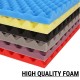 6Pcs 25x25x3cm Acoustic Foam Panel Sound Stop Absorption Sponge for Studio