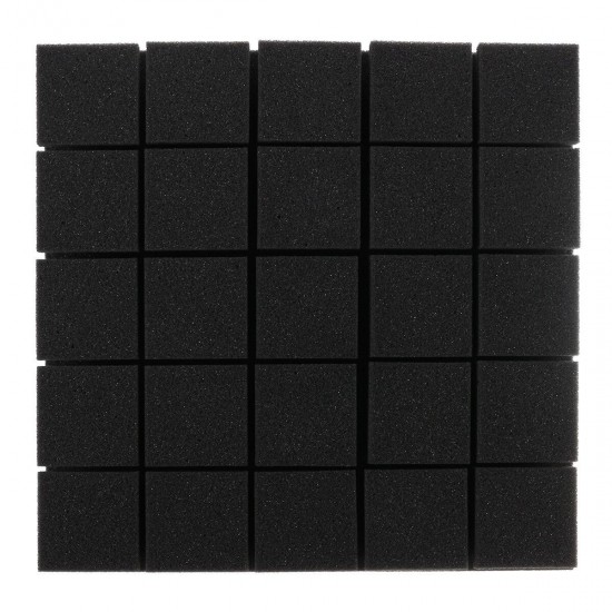 6pcs Acoustic Panels tiles Studio Soundproofing Sound Foam Wedge KTV Home 30x30x3cm