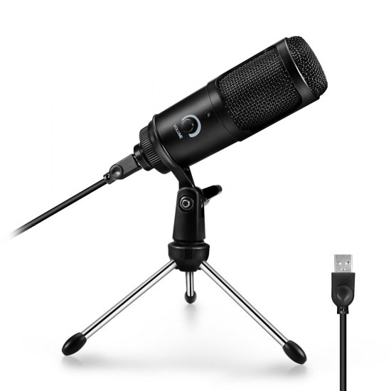 DM03 USB Condenser Cardioid Polar Microphone Computer Recording Studio Mic