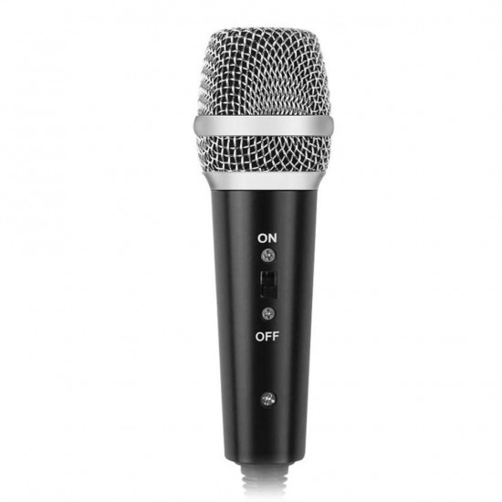 USB Condenser Studio Microphone PC Live Recording Mic for YouTube Streaming Broadcast Gaming for Windows Laptop MAC
