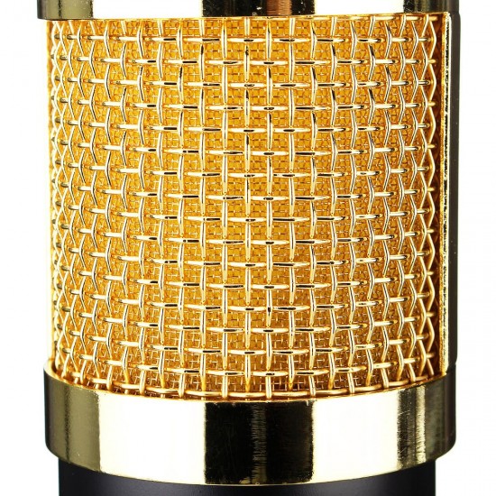 Adjustable Broadcast Podcasting Mic Volume Noise Reduction Capacitor KTV Audio Studio Recording Microphone Adjustable Broadcast Podcasting Mic Volume Noise Reduction Capacitor KTV Audio Studio Recording Microphone