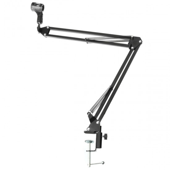 Adjustable Microphone Mic Suspension Boom Scissor Arm Stand Holder with Shock Mount Adjustable Microphone Mic Suspension Boom Scissor Arm Stand Holder with Shock Mount