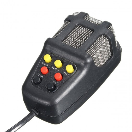 12V 7 Sounds PA System Car Loud Air Horn Siren for Car Boat Van Truck Warning Alarm Speaker W Microphone
